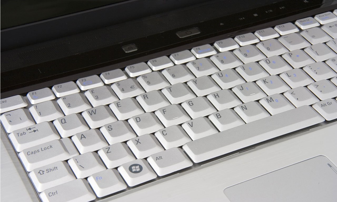 Windows 10 laptop keyboard